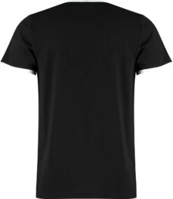 Kustom Kit Fashion Fit Ringer Tee 37 Kustom Kit Fashion Fit Ringer Tee -XAMAX k508 bk 2fwh back 3