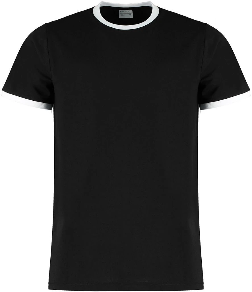 Kustom Kit Fashion Fit Ringer Tee 17 Kustom Kit Fashion Fit Ringer Tee - Image 15