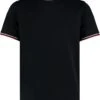 Kustom Kit Fashion Fit Tipped Tee 1 Kustom Kit Fashion Fit Tipped Tee -XAMAX k519 bk 2frd front