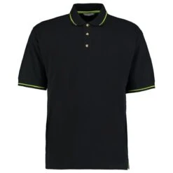Kustom Kit Classic Fit St Mellion Polo Shirt -XAMAX k606 bk 2flm front 1