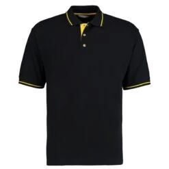 Kustom Kit Classic Fit St Mellion Polo Shirt -XAMAX k606 bk 2fyl front