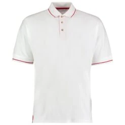 Kustom Kit Classic Fit St Mellion Polo Shirt -XAMAX k606 wh 2frd front