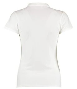 Kustom Kit Regular Fit Short Sleeve Mandarin Colar Top -XAMAX k770 whi back