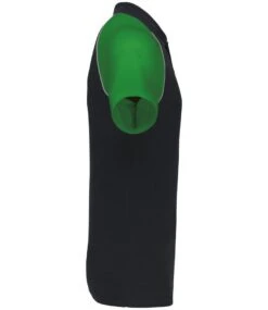 Kariban Baseball Cotton Piqué Polo Shirt -XAMAX kb226 bk 2fgn left 2