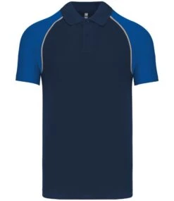 Kariban Baseball Cotton Piqué Polo Shirt -XAMAX kb226 nv 2fry front