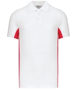 Kariban Flag PolyCotton Piqué Polo Shirt -XAMAX kb232 wh 2frd front 2