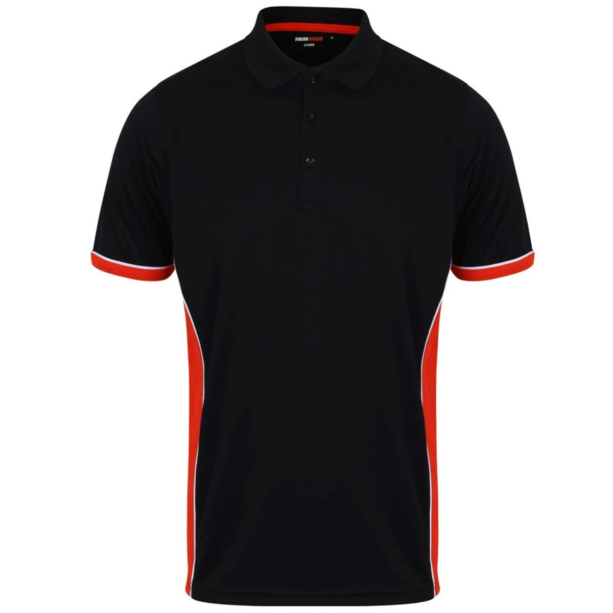 Finden + Hales Contrast Panel Polo Shirt 15 Finden + Hales Contrast Panel Polo Shirt - Image 13