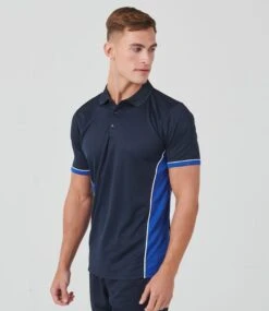 Finden + Hales Contrast Panel Polo Shirt 29 Finden + Hales Contrast Panel Polo Shirt -XAMAX lv355 nv ry model 1 hero 1