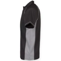 Finden + Hales Performance Piped Polo Shirt -XAMAX lv370 bk 2fgy left