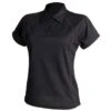 Finden + Hales Ladies Performance Piped Polo Shirt -XAMAX lv371 bk 2fbk front