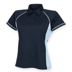 Finden + Hales Ladies Performance Piped Polo Shirt -XAMAX lv371 n 2fs 2fw front