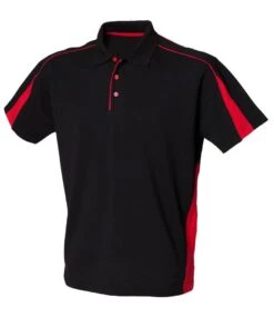 Finden + Hales Club PolyCotton Piqué Polo Shirt -XAMAX lv390 bk 2frd front 5