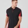 Finden + Hales Club PolyCotton Piqué Polo Shirt -XAMAX lv390 bk rd model 1 hero 1