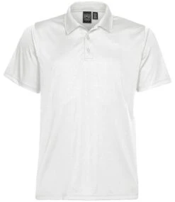 Stormtech Mens Eclipse H2X-Dry Pique Polo 37 Stormtech Mens Eclipse H2X-Dry Pique Polo -XAMAX pg1 whi front