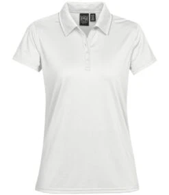 Stormtech Womens Eclipse H2X-Dry Pique Polo 31 Stormtech Womens Eclipse H2X-Dry Pique Polo -XAMAX pg1w whi front