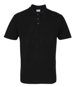 Premier® Premier Stud Piqué Polo Shirt -XAMAX pr610 blk front 1