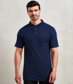Premier® Premier Stud Piqué Polo Shirt -XAMAX pr610 nav model 1 hero 1
