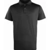 Premier® Premier Coolchecker Stud Piqué Polo Shirt 1 Premier® Premier Coolchecker Stud Piqué Polo Shirt -XAMAX pr612 blk front