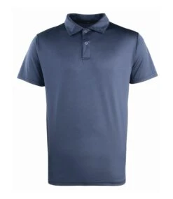 Premier® Premier Coolchecker Stud Piqué Polo Shirt -XAMAX pr612 nav front