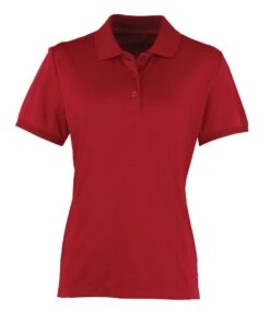 Premier® Premier Ladies Coolchecker Piqué Polo Shirt 29 Premier® Premier Ladies Coolchecker Piqué Polo Shirt -XAMAX pr616 bur front 1
