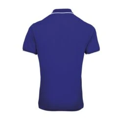 Premier® Premier Contrast Coolchecker Piqué Polo Shirt -XAMAX pr618 ry 2fwh back