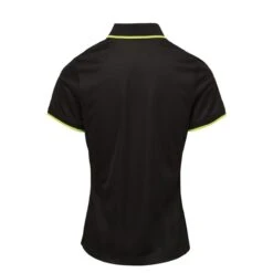 Premier® Premier Ladies Contrast Coolchecker Piqué Polo Shirt 29 Premier® Premier Ladies Contrast Coolchecker Piqué Polo Shirt -XAMAX pr619 bk 2flm back