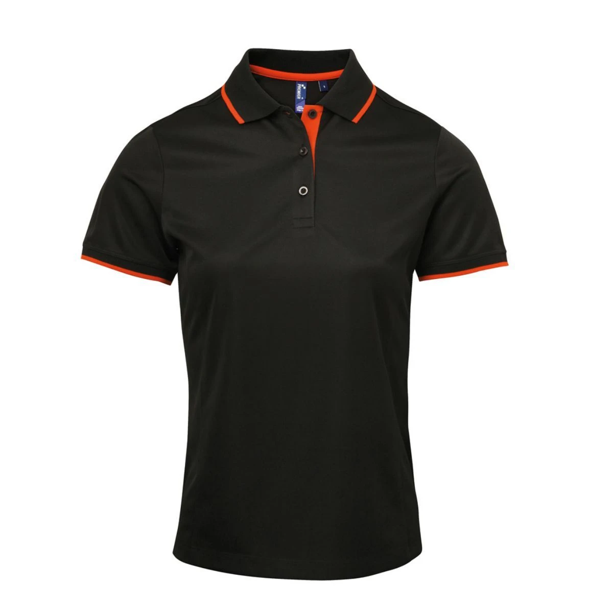 Premier® Premier Ladies Contrast Coolchecker Piqué Polo Shirt 5 Premier® Premier Ladies Contrast Coolchecker Piqué Polo Shirt - Image 3