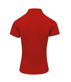 Premier® Premier Ladies Coolchecker Plus Piqué Polo Shirt -XAMAX pr632 red back 1