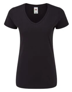 Fruit Of The Loom Ladies Iconic 150 V-Neck T
