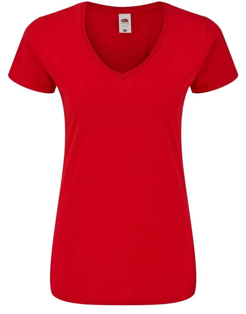 Fruit Of The Loom Ladies Iconic 150 V-Neck T 7 Fruit Of The Loom Ladies Iconic 150 V-Neck T - Image 5