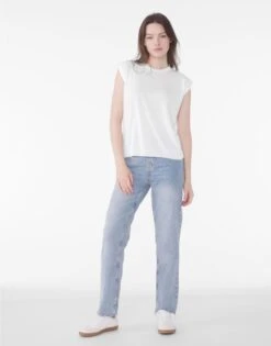 Bella+Canvas Womens Flowy Muscle Tee With Rolled Cuff -XAMAX prod 17106 be8804 173292