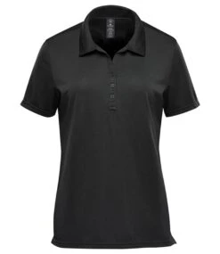 Stormtech Ladies Treeline Performance Polo Shirt -XAMAX pts1w blk front 1