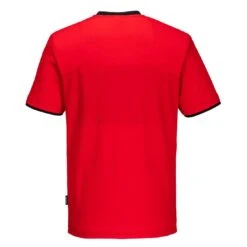 Portwest PW2 Cotton Comfort T Shirt Short Sleeved 25 Portwest PW2 Cotton Comfort T Shirt Short Sleeved -XAMAX pw211rbk r 1