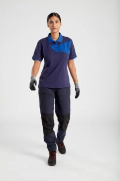 Portwest PW2 Cotton Comfort Womens Polo Shirt Short Sleeved -XAMAX pw219 cd887 ap12 ft42 01