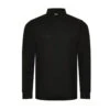 Pro RTX Pro Long Sleeve Piqué Polo Shirt -XAMAX rx102 black front