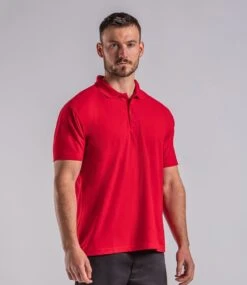Pro RTX Pro Polyester Polo Shirt -XAMAX rx105 red model 1 hero