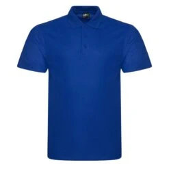 Pro RTX Pro Polyester Polo Shirt -XAMAX rx105 royal blue front