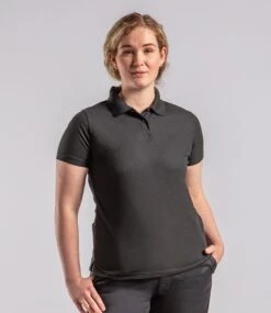 Pro RTX Ladies Pro Polyester Polo Shirt -XAMAX rx105f blk model 1 hero