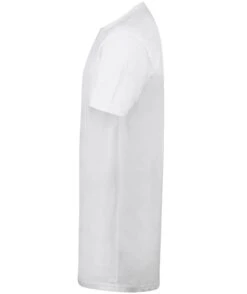 SF Men Longline Dipped Hem T Shirt -XAMAX sf258 whi left