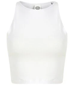 SF Ladies Cropped Top 25 SF Ladies Cropped Top -XAMAX sk106 whi front