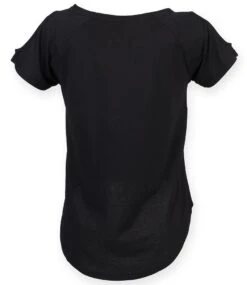 SF Ladies Drop Tail T Shirt 38 SF Ladies Drop Tail T Shirt -XAMAX sk233 blk back 3