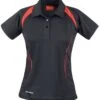 Spiro Ladies Team Spirit Polo Shirt 1 Spiro Ladies Team Spirit Polo Shirt -XAMAX sr177f bk 2frd front