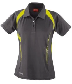 Spiro Ladies Team Spirit Polo Shirt -XAMAX sr177f gy 2fli front