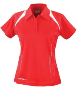 Spiro Ladies Team Spirit Polo Shirt -XAMAX sr177f rd 2fwh front