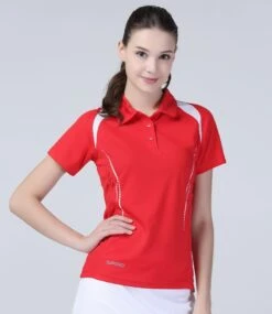 Spiro Ladies Team Spirit Polo Shirt -XAMAX sr177f rd wh model 1 hero