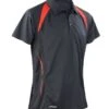 Spiro Mens Team Spirit Polo Shirt -XAMAX sr177m bk 2frd front