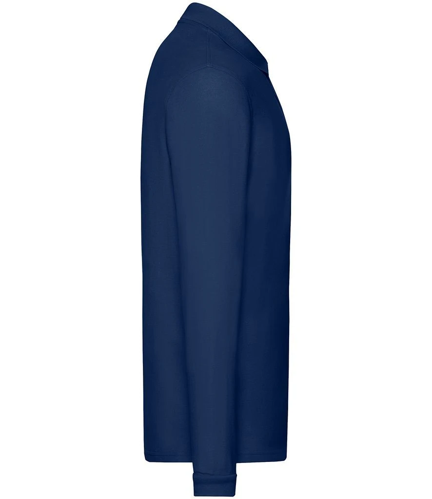 Fruit Of The Loom Mens Premium Long Sleeve Polo 19 Fruit Of The Loom Mens Premium Long Sleeve Polo - Image 17