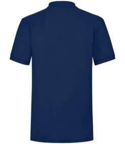 Fruit Of The Loom Mens 65/35 Heavy Polo -XAMAX ss27 nav back 1