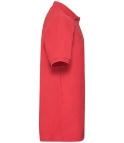 Fruit Of The Loom Mens 65/35 Heavy Polo -XAMAX ss27 red right
