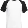 Fruit Of The Loom Mens Valueweight Short Sleeve Baseball T Shirt